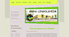 Desktop Screenshot of amitie-lingolsheim.fr