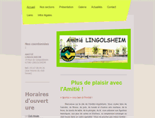 Tablet Screenshot of amitie-lingolsheim.fr
